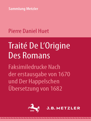 cover image of Traité De L'Origine des Romans